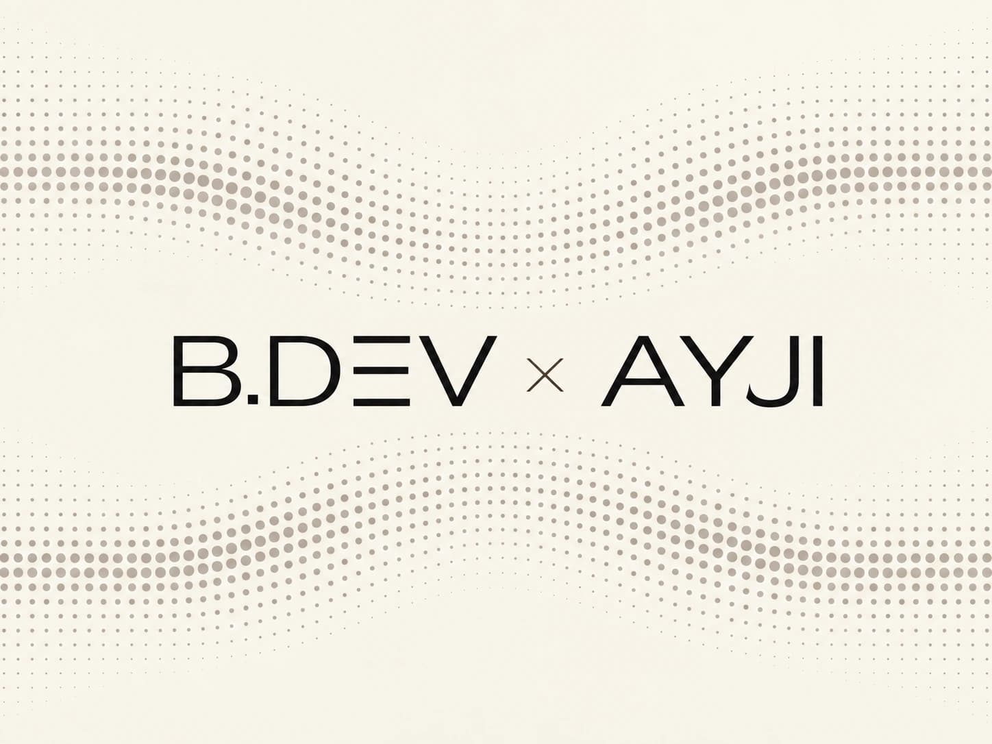 Identité visuelle B.DEV × AYJI du projet